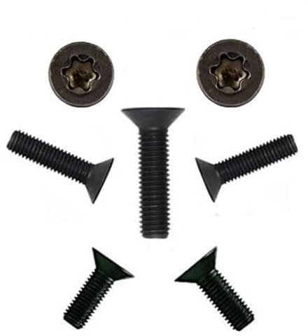 Senkkopfschrauben DIN 965 TORX Edelstahl SCHWARZ M 3 x 30 25 Stück