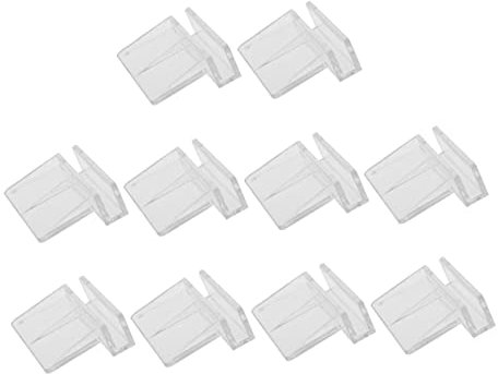 BESPORTBLE 10St Abdeckrahmen für Aquarien Aquarium Abdeckungshalter Fischbecken Abdeckung Stütze Deckelhalter für Aquarium Aquariumzubehör Nein Aquarienunterstützung Aquariumhalterung Acryl