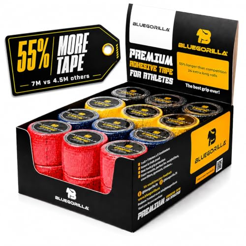 BLUEGORILLA Tape Packung mit 24 Rollen