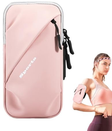 Handy-Armtasche,Lauf-Handy-Armtasche | Jogging-Übungs-Gymnastik-Arm-Handgelenk-Tasche | Sport-Armtasche, Lauf-Handy-Armband-Halterung, atmungsaktive Tasche, Schlüsselkartentasche für Damen und Herren