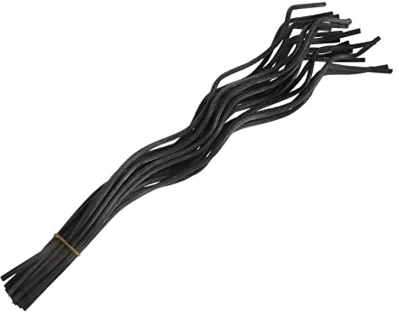 Levemolo Ätherische Ölstäbchen aus Rattan 40 Stück Schwarze Duftstäbchen für Zuhause und Aromatherapie Dekorative Raumduftstäbchen für Diffusor und Angenehme Raumluft