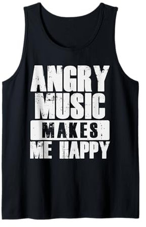 Hard Rock Festival Männer Damen Pommesgabel Heavy Metal Tank Top