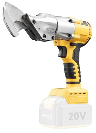 Cordless Electric Scissors for Dewalt 20V Battery, 300N.m Brushless Sheet Metal Shear, Max. 2mm Shear Thickness for Sheet, Carpet, Leather, Metal