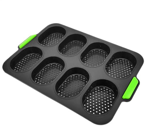 Molde para pan, molde para hornear, bandeja de silicona para baguettee, moldes pequeños caseros, molde pequeño de silicona, bandeja para magdalenas, bandeja para hornear pan, sartén antiadherente para