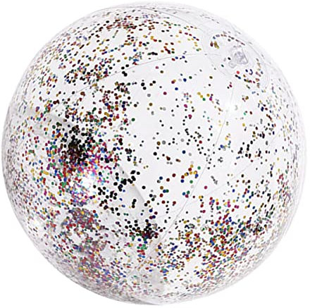 JOINPAYA 2 STK aufblasbarer transparenter Ball strandball aufblasbar pufferball outdoorspielzeug strandparty für draußen lustiger Wasserball PVC-Wasserball- Colorful