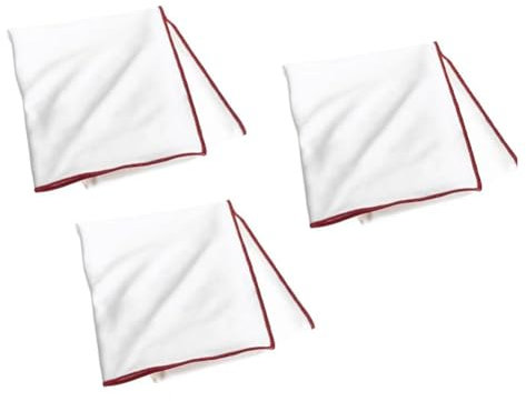 NONDK Wine Glass Polisher and Wine Glass Polishing Cloth for Lint, and -Free Cleaning of Wine Glasses,White 3PCS