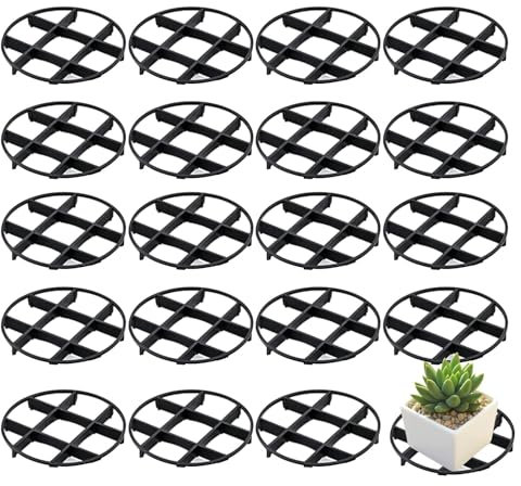 Set di 20 supporti per vasi per piante, resistenti, per terrazza e patio, alzate e supporti per piante in vaso, per interni ed esterni
