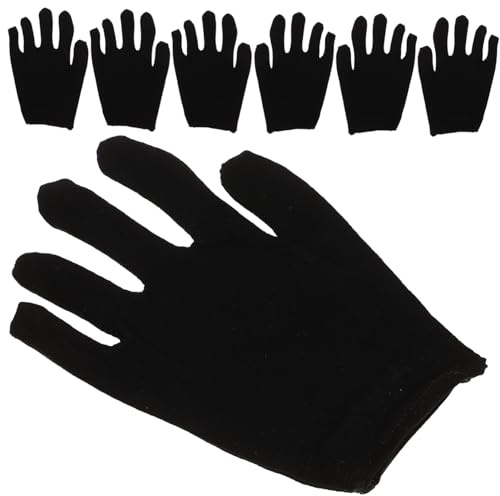 FOMIYES 12 Pairs Cotton Gloves Medium Protective Work Gloves for Driving Jewelry Handling Household Cleaning and Outdoor Manual Tasks with Comfortable Moisturizing