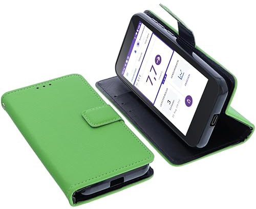 foto-kontor Housse Compatible avec Omnipod 5 PDM contrôleur Vert avec découpe pour la caméra