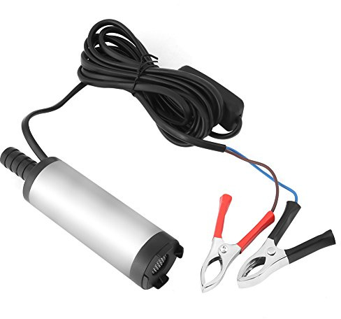 Durchmesser 3,8 cm Edelstahl DC 12 V Tauch Dieselöl Kraftstoff Wassertransferpumpe Elektrische Siphon Extractor Für Auto Motorrad Öl wechseln
