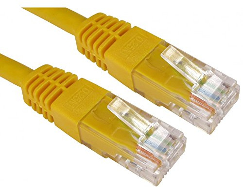 ALIDA SYSTEMS 15m Cat6 Ethernet/Network Cable RJ45, High Speed and Reliable - Yellow