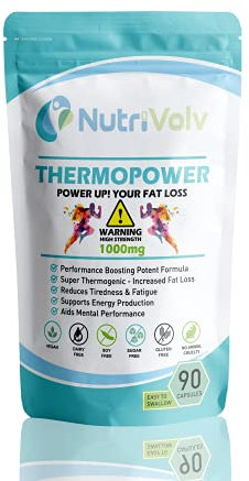 ThermoPower 1000mg | Thermogenic Fat Burner Increased Energy & Boost Performance | 60 Capsules