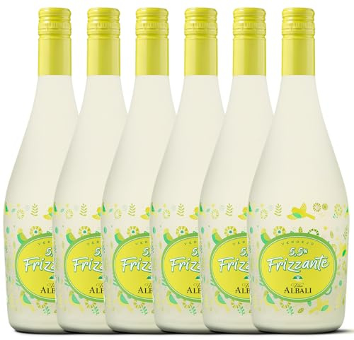 VIÑA ALBALI Frizzante 5.5 Blanco Verdejo - 6 botellas x 750ml - Total:4500ml