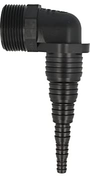 Haas OHA Pumpenanschluss Pumpenwinkel 90°, 1 1/4 Zoll AG - für Schläuche von Ø 8,3 bis 33,5 mm - 5123