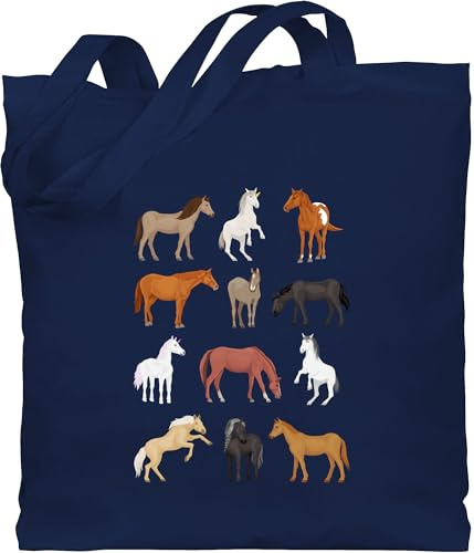 Shirtracer - Baumwolltasche - Einhörner - Taschen - Pferde Reihe