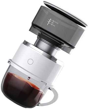 IMIKEYA 1 Satz Kaffeemaschine Von Hand Gießen Uhrschlüssel Aufziehen Kaffeemaschine Mit Tasse Kleine Kaffeemaschine Single-Serve-kaffeemaschinen Edelstahl 304 Doppelter Zweck Teemaschine