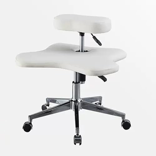 Verstellbarer Kniestuhl mit Bremsrädern und Kissen – ergonomischer Kreuzbein-Haltungsstuhl für Schreibtisch, Computerarbeiter und Yoga-Liebhaber