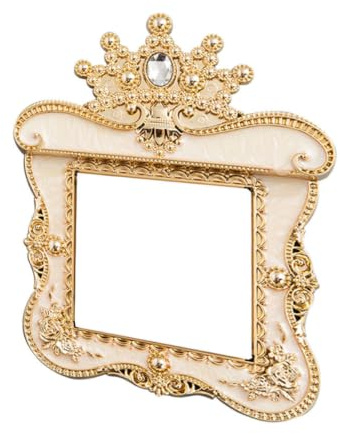 ULDIGI Gold Rhinestone Crown Switch Surround Outlet Wall Plate Replacement for Bedroom Living Kitchen Bathroom Easy Installation Home Decor