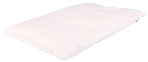 Sport-Tec Dinkelkopfkissen 60x40 cm – Wärmekissen & Körnerkissen mit Natur Dinkelspelz – Atmungsaktives Nacken- & Kopfkissen aus Baumwolle für Schlaf, Entspannung & Wärmetherapie