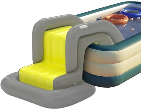 Pool-Wasserrutsche, aufblasbare Poolrutsche | Aufblasbare Wasserrutsche für den Hinterhof | Aufblasbare Wasserrutsche, Schwimmbadrutsche, aufblasbares Spielcenter, Poolzubehör für Kinder und Erwachsen