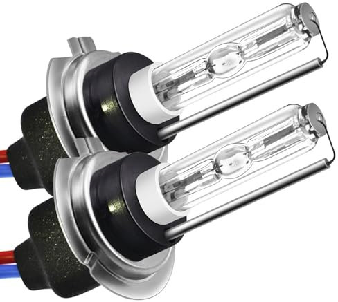 1Pair H7 HID Xenon Headlight Replacement Bulbs, 35W 12000K Extremely Bright Car Head Lamps