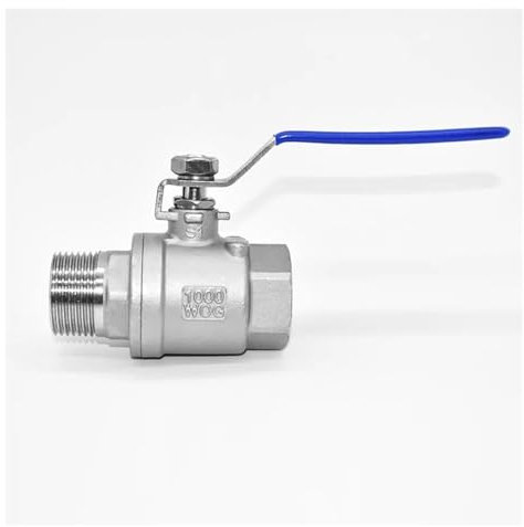 1/4 -2 Internal And External Threads SS304 SS316L Stainless Steel Two-piece Ball Valve Water, Air And Oil Switch Fittings BIANMTSW(3/4'',SUS304)