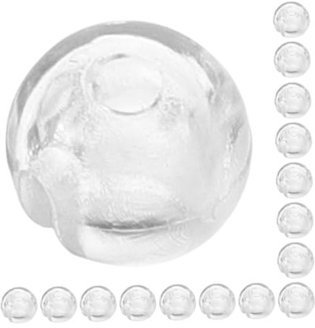 MUSISALY 50stücke Transparente Für Jalousien Klare Kettenstopper Crimp-Stops Für Vertikale Jalousien Praktische Bead-zubehörteile Für Wohnräume Und