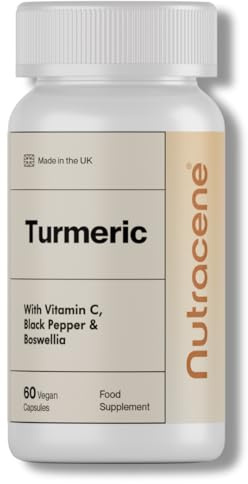 Premium Turmeric 1,000mg Complex with Black Pepper, Boswellia & Vitamin C | Made in the UK to GMP Standards | High-Strength Curcumin with Enhanced Absorption | Vegan, GMO & Gluten Free