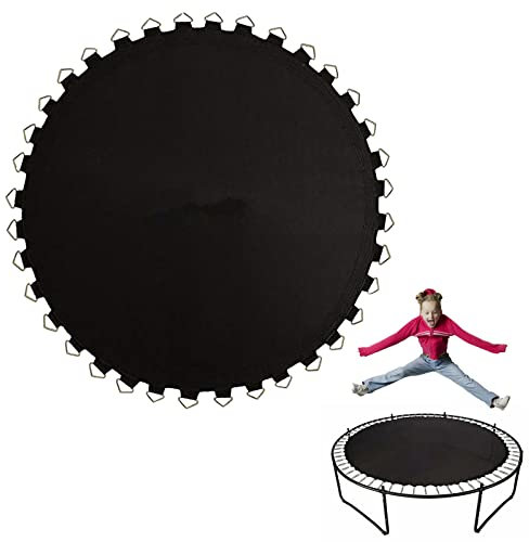 Trampoline spring, Trampoline accessories,Trampoline Replacement Jumping Mat, Bounce, Water-Resistant, Resistant, Rechange Bounce Mat with Metal V-Hooks, Compatible with Round Frames