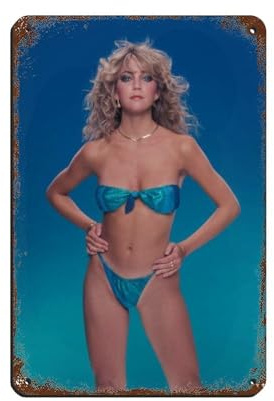 Actor Heather Locklear 15 Retro Poster Metal Tin Sign Chic Art Retro Iron Painting Bar People Cave Cafe Family Garage Poster Wall Decoration 8x12inch(20x30cm)