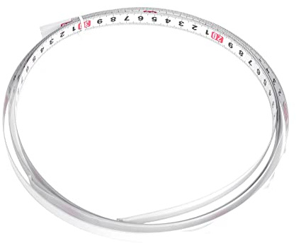 HOMSFOU Self Adhesive Miter Track Tape Measure 2m Steel Metric Scale Ruler Woodworking Miter Scale for Router and Band Saw