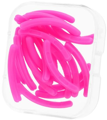 Gatuida 24 Stück Silicone Wimpernzangen Ersatzpads Klein Universell Weich Langlebig Reise Make Up Zubehör