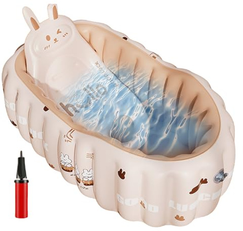 Baignoire Gonflable Pour - Baignoire Portable Gonflable Pour,Pliable Avec Siège Antidérapant Piscine Pour Salle De Bains Maison Voyage Camping Plage