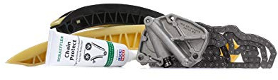 INA 559 0077 10 Steuerkettensatz Steuerkette Simplex 130 ohne Zahnräder ohne Zahnräder Kompatibel mit VW POLO 9N 03E109229A* 03E109229A