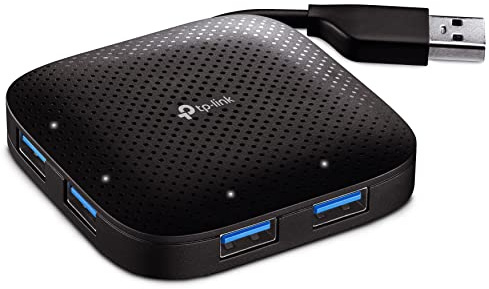 TP-Link Hub dati USB 3.0 a 4 porte, Windows Mac OS e Linux, design ultra compatto, non richiede driver, fino a quattro dispositivi contemporaneamente (UH400) (ricondizionato)