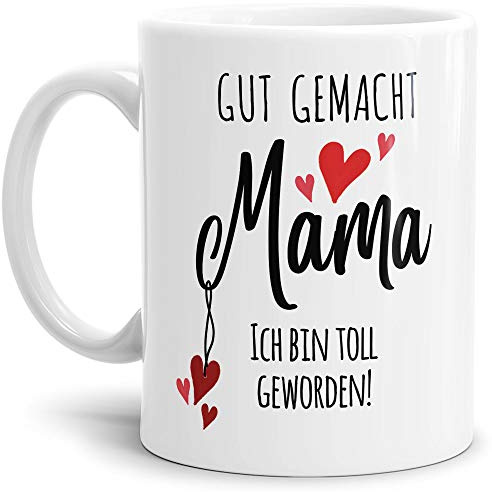 Tasse mit Spruch für Mama - Ich bin toll - Kaffee-Tasse/Geschenk-Idee Muttertag Geburtstag/Muttertagsgeschenk/Für meine Mutter - Weiß