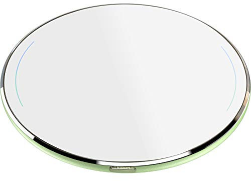 TOZO W1 Wireless Charger, 10W Qi-Zertifizierung schnellladegerät mit Luftfahrt-Aluminium Computer Numerische Steuerung Technologie Kompatibel mit iPhone 14, Samsung Galaxy Series(kein Adapter)