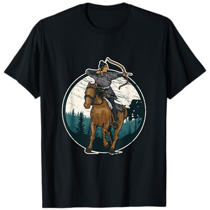 Antiker Bogenschütze Pferd Reiten Kämpfer Krieger Bogensport T-Shirt