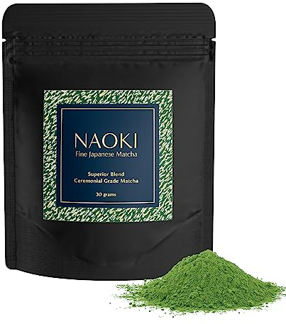 Naoki Matcha (Superior Ceremonial Blend, 30g / 1.05oz) - Authentic Japanese Matcha Green Tea Powder Ceremonial Grade from Uji, Kyoto