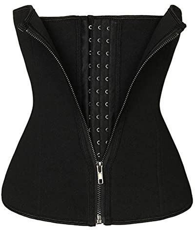 Sahgsa midjetränare magbälte dam svettbälte för viktminskning sport bastu effekt corsage midja trimmer bastubälte för kvinnor och män, flerfärgad, M#