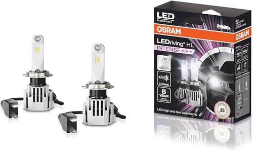 OSRAM LEDriving®HL INTENSE, ≜ H7/H18, LED-ersättning för konventionella H7/H18 helljus och halvljus, endast off-road, +350% högre ljusstyrka, 6000K,Hängande duobox (2 lampor)