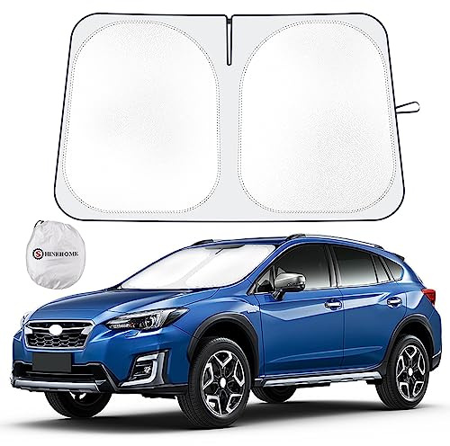 Car Windshield Sun Shade Compatible with 2018 2019 2020 2021 2022 2023 2024 2025 2026 Subaru Crosstrek 2.0i Premium Limited Wagon Accessories Foldable Sunshade Custom Windshield Sun Visor