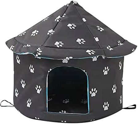 Katzenhaus Für Draußen Winterfest - Wasserdicht War Katzenhöhle | Outdoor Faltbares Pet House Waschbar Wetterfest Katzenhaus Tierheim Für Streuner Haustiere