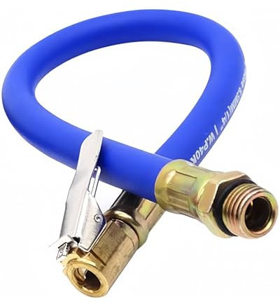 AORHOFJ Pistola gonfiaggio Pneumatici，36cm Tubo Flessibile per gonfiaggio Pneumatici Tubo di prolunga per Pompa d'Aria Tubo di Prolunga per Gonfiaggio Pneumatici per Pneumatici Bicicletta Motociclo