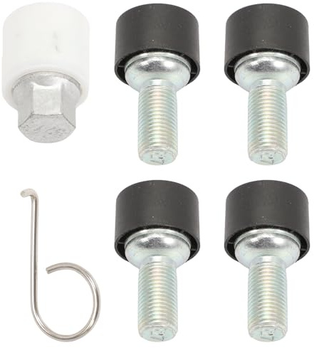 GNXfixt Boulon Ecrou antivol M14 x 1,5 x 27 pour golf CC Beetle Jetta | Caddy Polo Sharan Tiguan Vis de sécurité ecrou antivol 000071597D