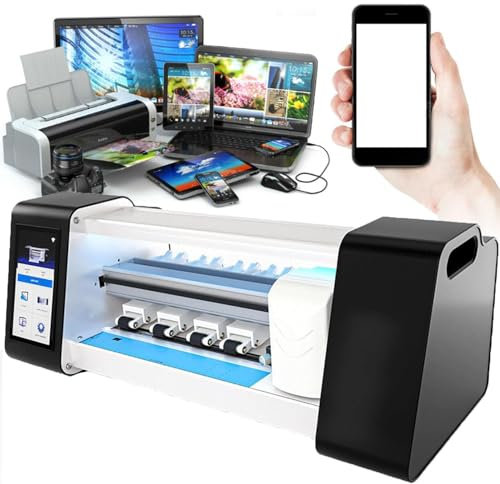 DPLXFPP Handy-Filmschneidemaschine, Tragbare Schneidemaschinen, Intelligenter Filmschneider, 6-Zoll-Großbildschirm, 10 Sekunden Schnelles Schneiden, Präzises Schneiden