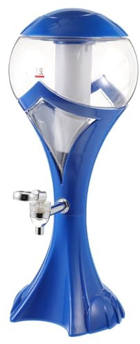 Amosfun Dispensador de Cerveza Portátil Columna de Hielo Led 1 Pieza Dispensador de Bebidas de Mesa Máquina para Hacer Cócteles a Prueba de Fugas para Fiestas