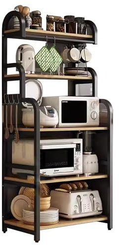 Étagère de cuisine robuste à plusieurs niveaux pour four à micro-ondes, armoire pour une capacité de stockage maximale