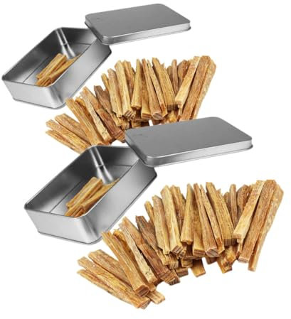 BESPORTBLE 2 Boxes Natural Firelighters Natural Survival Wick for Outdoor Camping Hiking and Emergency