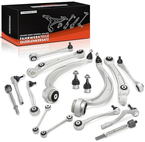 Frankberg 16x Querlenker Satz Vorne 8K0407509A, 8K0407506A | Kompatibel mit A4 Avant 8K5, A4 Allroad 8KH, A5 Sportback 8TA, A5 8T3, Q5 8RB, A4 8K2, A5 Cabriolet 8F7